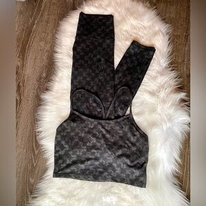 Aerie Offline the Hugger set in black pattern